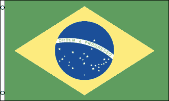 BRAZIL country flag banner 3x5ft