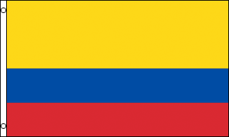 COLOMBIA country flag banner 3x5ft