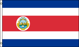 COSTA RICA country flag banner 3x5ft